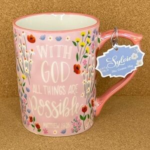 Strawberry Street - 3/$48 - ‘All Things are Possible’ ceramic mug. NWT Firm!